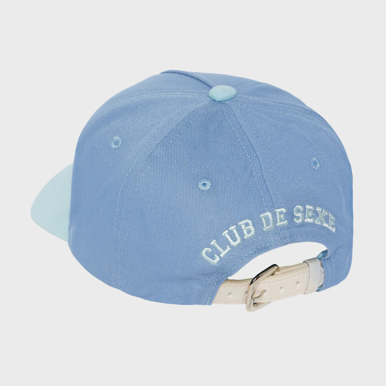 MALIBU LEATHER STRAP BACK BLUE