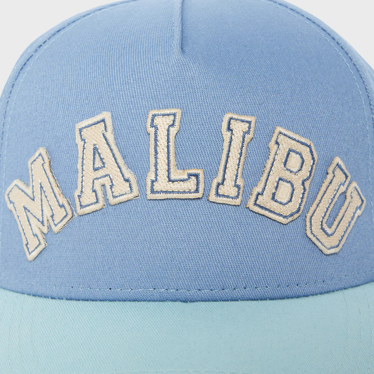 MALIBU LEATHER STRAP BACK BLUE