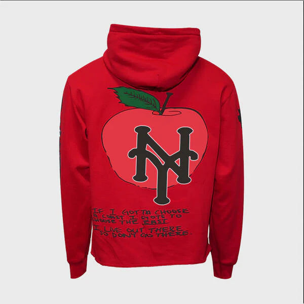 CALI TO NYC HOODIE RED