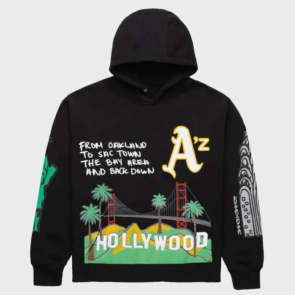 CALI TO NYC HOODIE BLACK