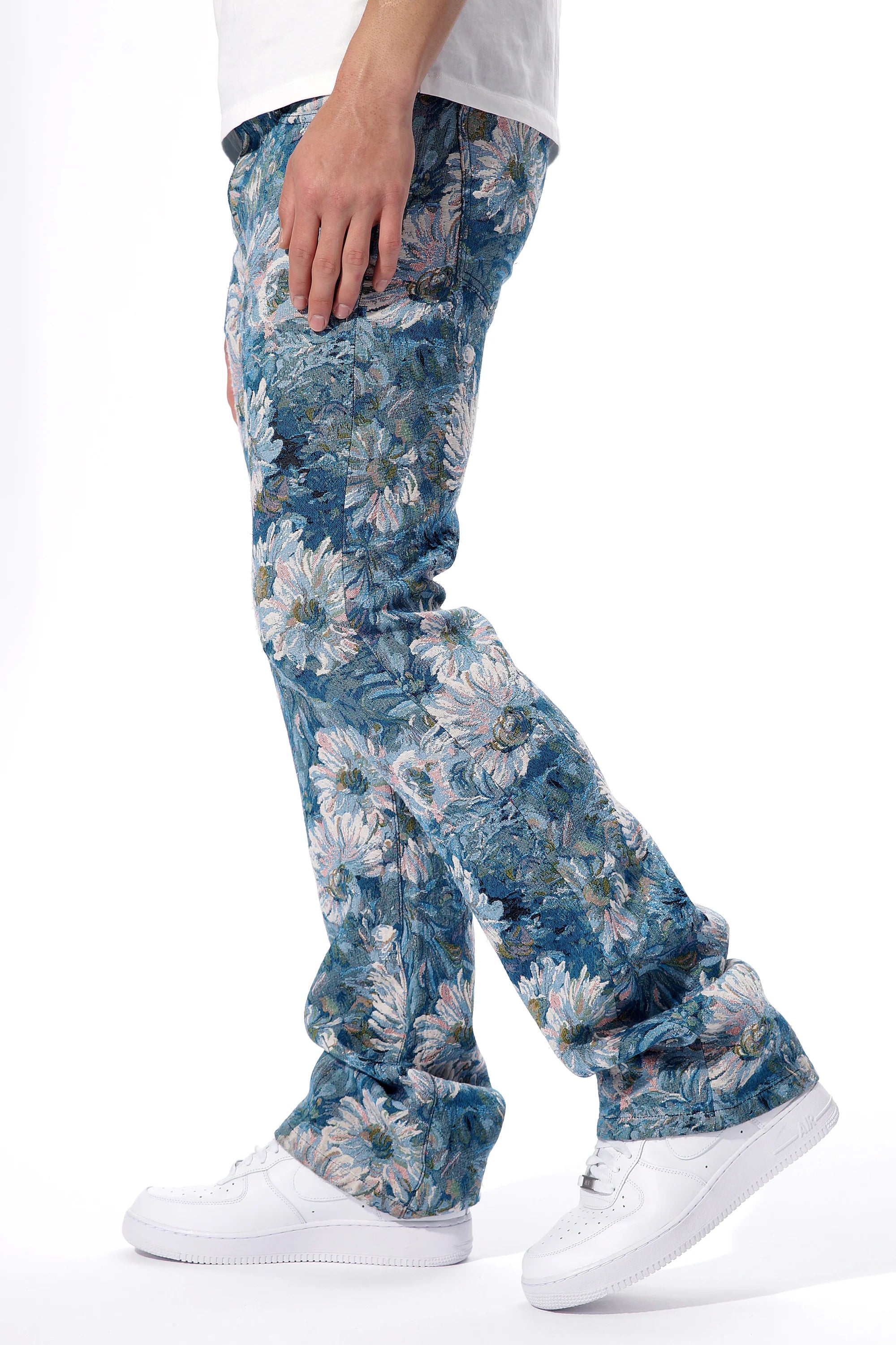 Oil Paint Jacquard Pant