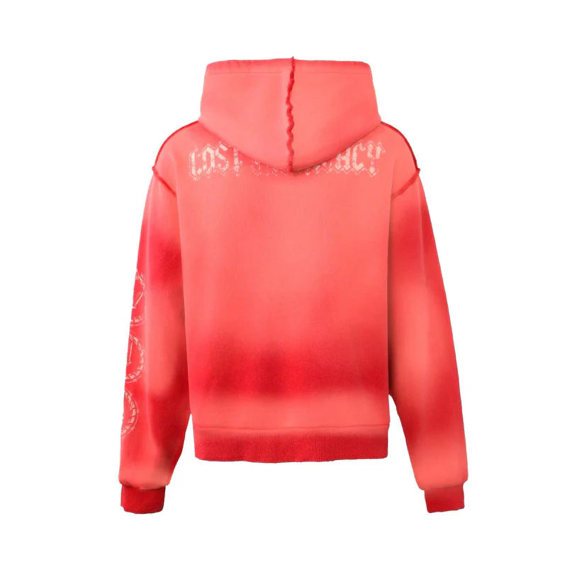 Washed Red Rhinestone Sweatsuit