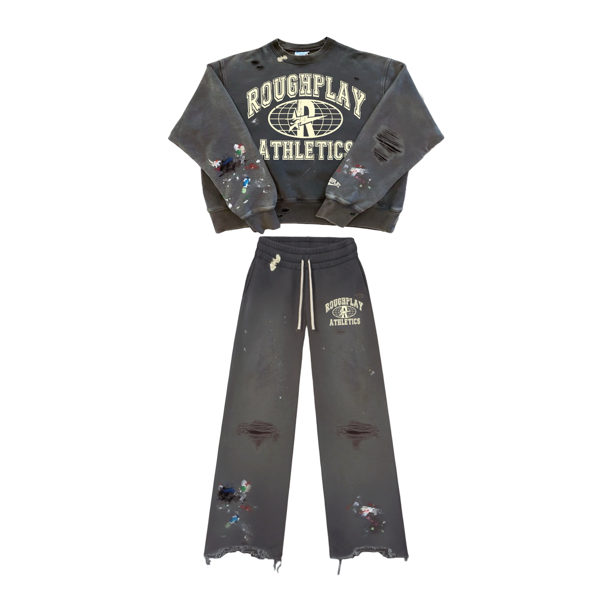 ATHLETICS SWEATSUIT GREEY TAN