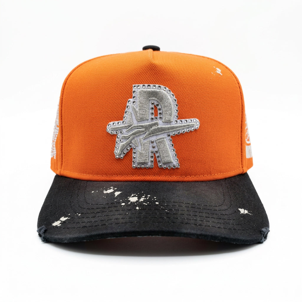 ORANGE BLACK SNAPBACK