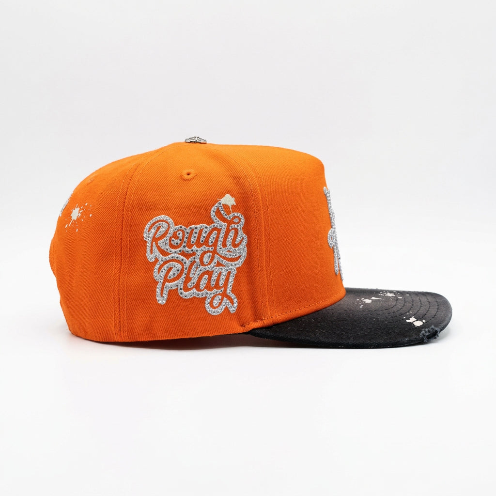 ORANGE BLACK SNAPBACK