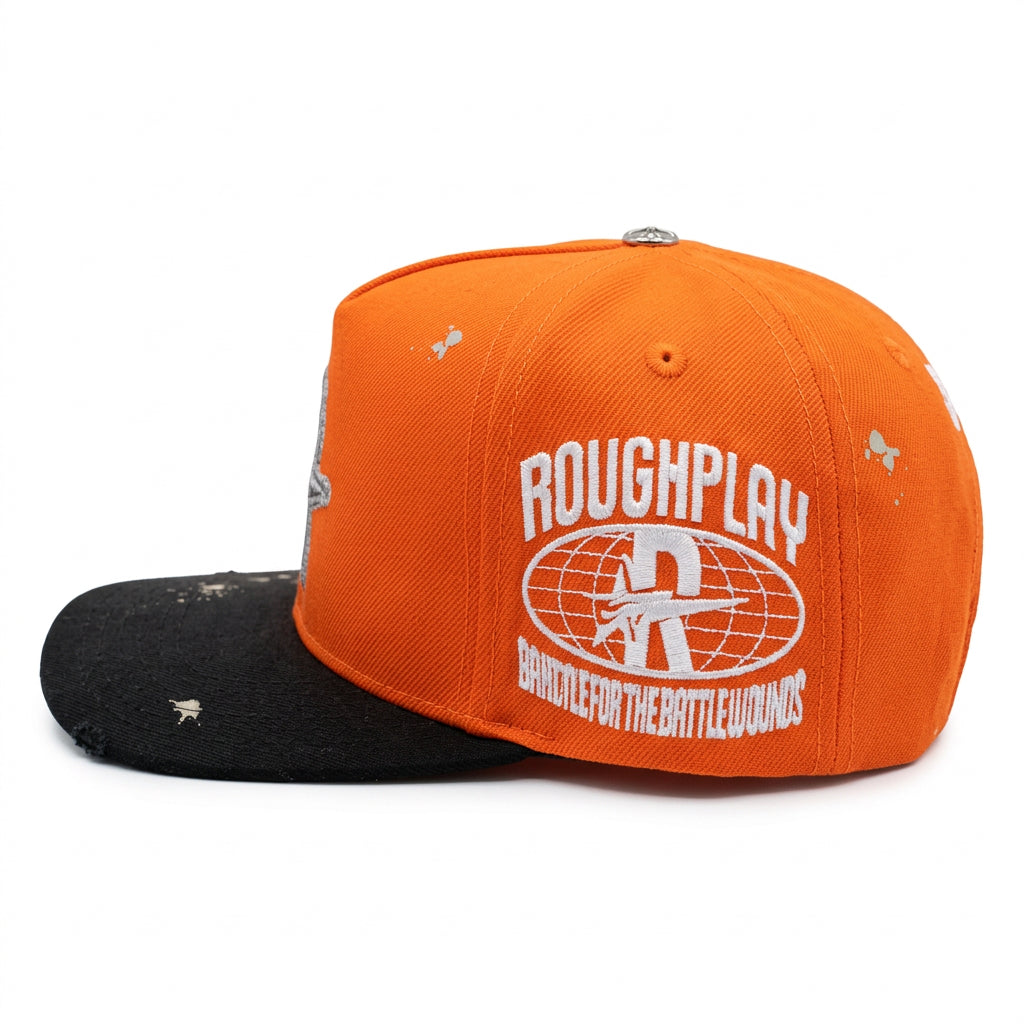 ORANGE BLACK SNAPBACK