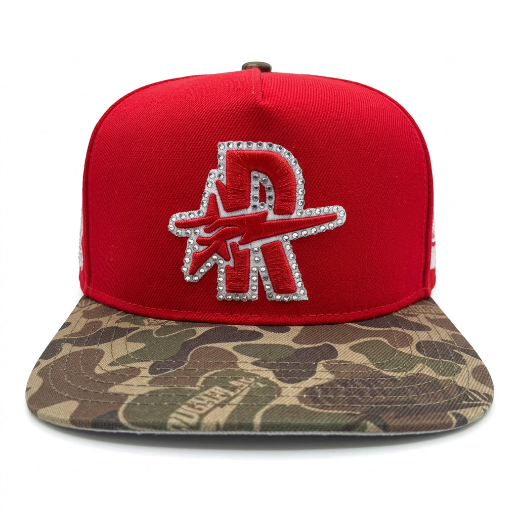 RED CAMO SNAPBACK