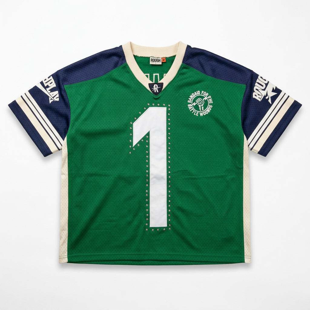 JERSEY GREEN NAVY