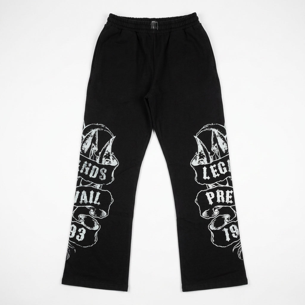 LP SWEATSUIT BLACK RED
