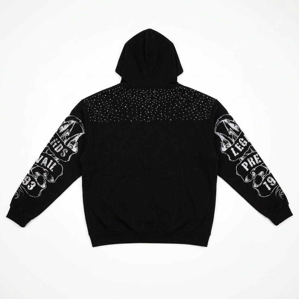 LP SWEATSUIT BLACK RED