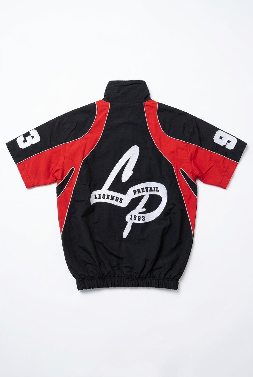 SWISHY SHORT SET BLACK RED
