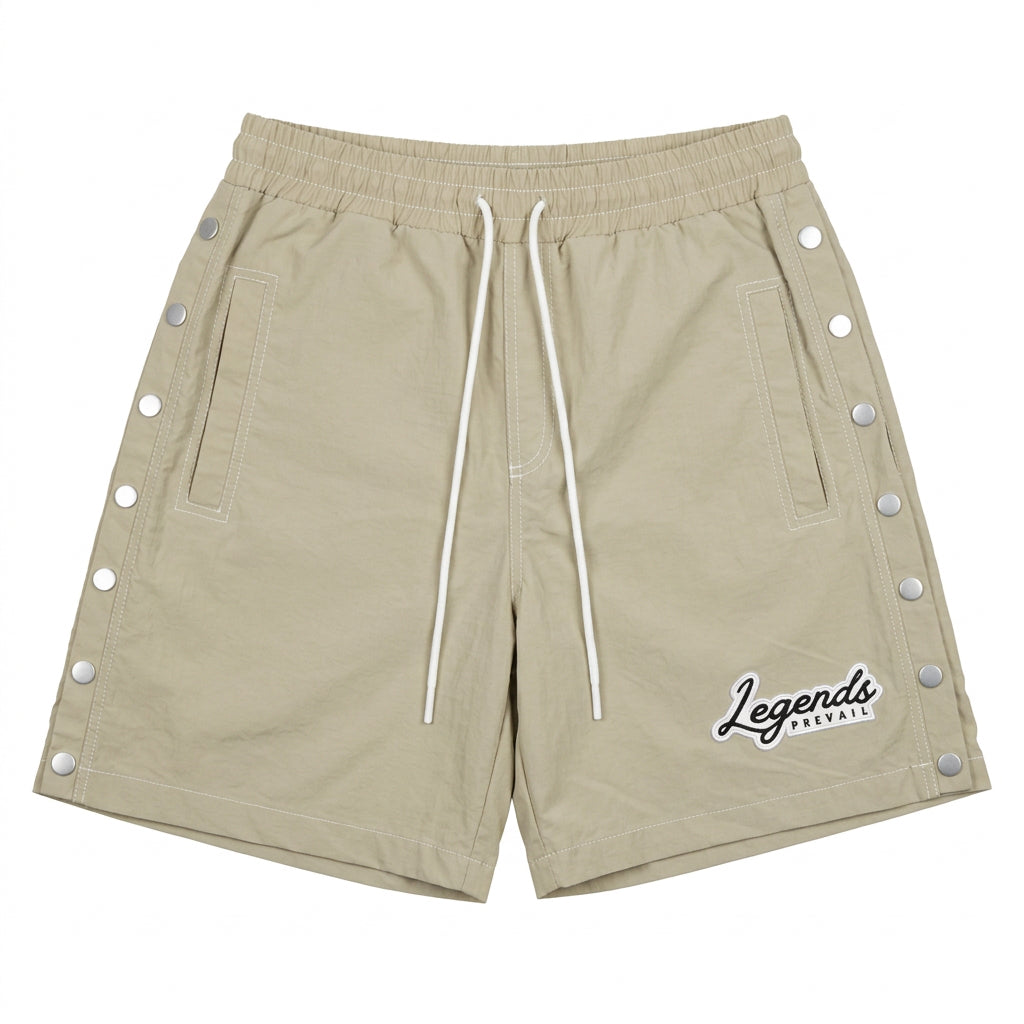 NYLON SHORT SET CREAM